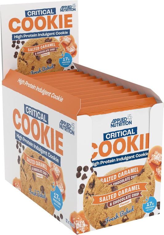 Applied Nutrition Critical Cookie Salted Caramel & Chocolate Chip 12 x 73g