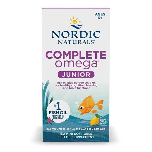 Nordic Naturals Complete Omega Junior 283mg Lemon 180 mini softgels