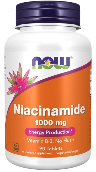 NOW Foods Niacinamide 1000mg 90 tablets