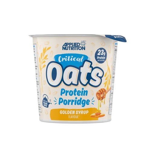 Applied Nutrition Critical Oats Protein Porridge Golden Syrup 12 x 60g