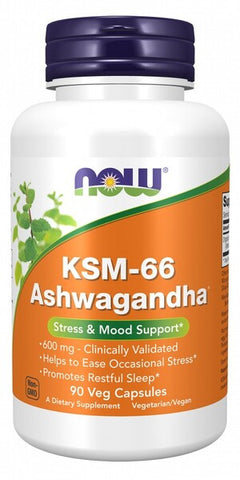 NOW Foods KSM-66 Ashwagandha 90 vcaps