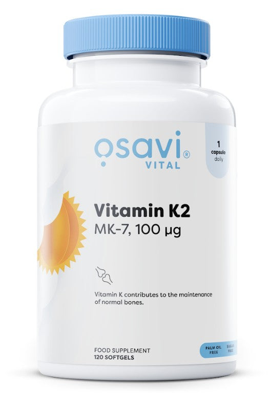 Osavi Vitamin K2 MK-7 100mcg 120 softgels