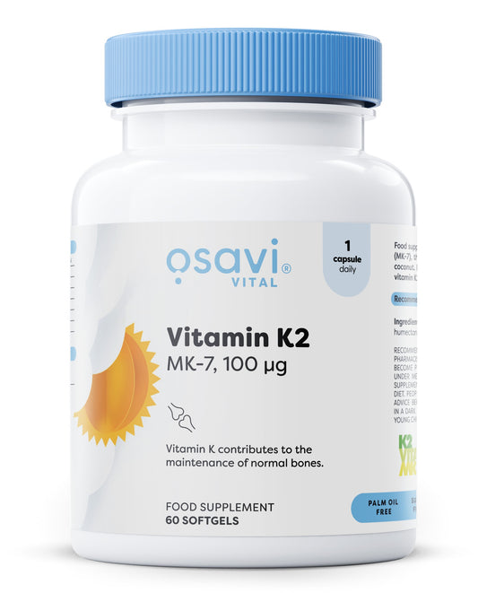 Osavi Vitamin K2 MK-7 100mcg 60 softgels