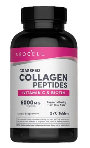 NeoCell Grassfed Collagen Peptides + Vitamin C & Biotin 270 tablets