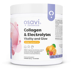 Osavi Collagen Electrolytes Vitality and Glow Orange & Grapefruit 300g