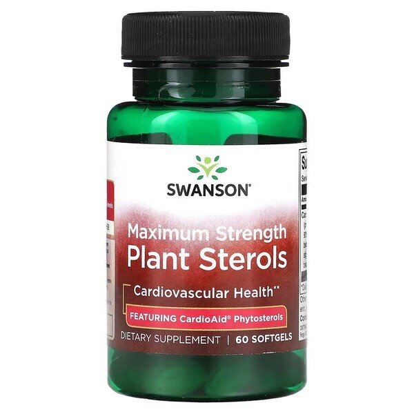 Swanson Maximum Strength Plant Sterols CardioAid 60 softgels