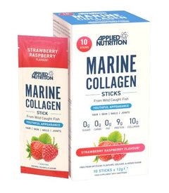 Applied Nutrition Marine Collagen Sticks Strawberry Raspberry 10 x 12g