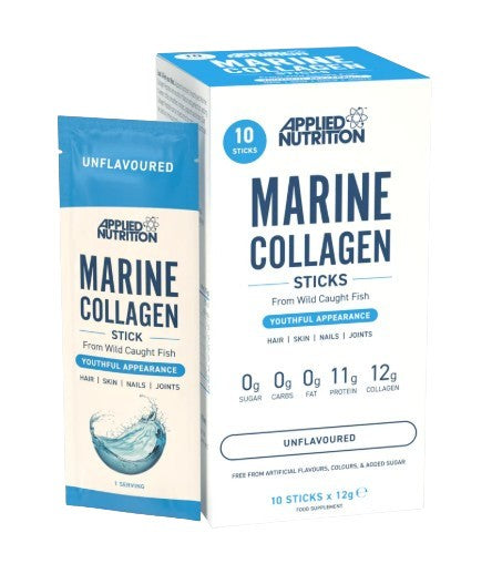 Applied Nutrition Marine Collagen Sticks Unflavoured 10 x 12g