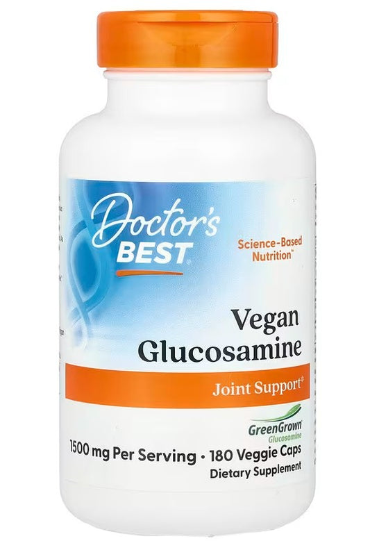 Doctor's Best Vegan Glucosamine with GreenGrown 1500mg 180 vcaps