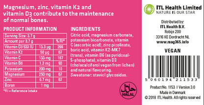 MAG365 Magnesium Based Bone Formula Exotic Lemon 180g