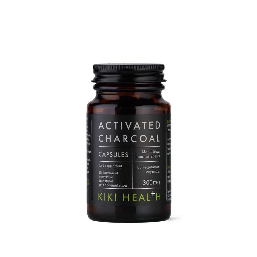 Kiki Health Activated Charcoal Capsules 50's