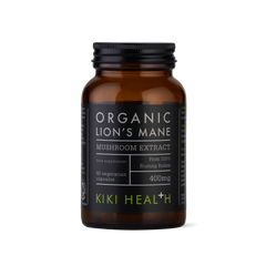 Kiki Health Organic Lion's Mane Mushroom Extract Capsules 60's