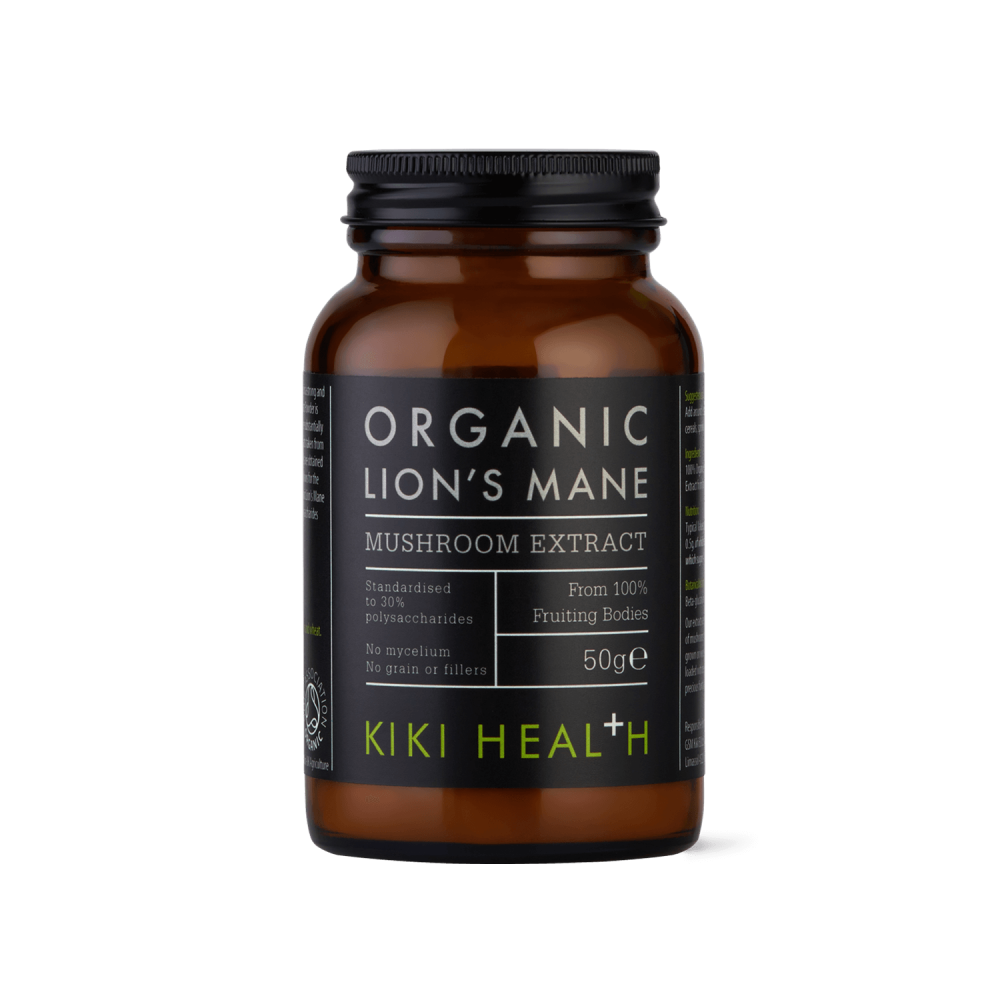 Kiki Health Organic Lion's Mane Mushroom Extract Powder 50g