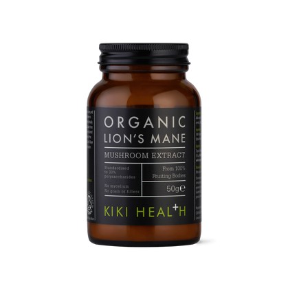 Kiki Health Organic Lion's Mane Mushroom Extract Powder 50g