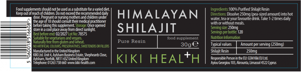 Kiki Health Himalayan Shilajit 30g