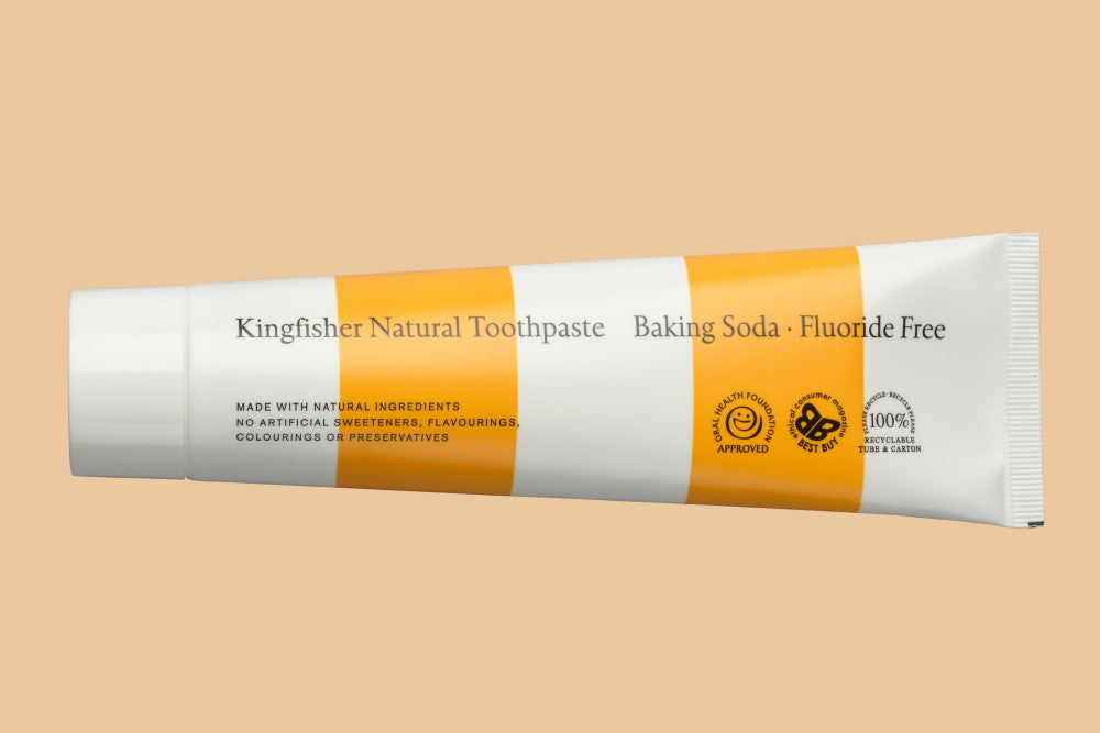 Kingfisher Natural Toothpaste Baking Soda Fluoride Free 100ml