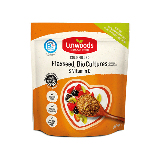 Linwoods Milled Flaxseed with Bio-Cultures & Vitamin D 360g