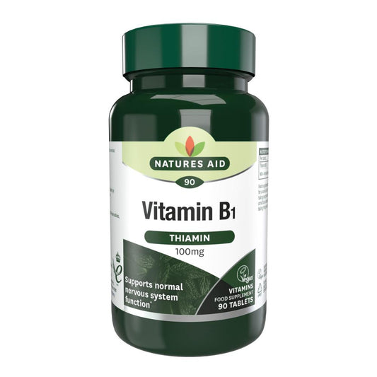 Natures Aid Vitamin B1 (Thiamin) 100mg 90's