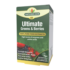 Natures Aid Ultimate Greens & Berries (100% Pure Food Extracts) 60's