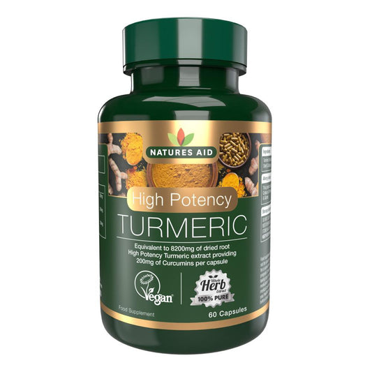 Natures Aid Turmeric (High Potency) 8200mg