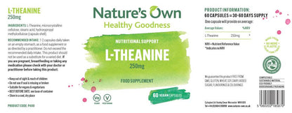 Nature's Own L-Theanine 250mg 60's