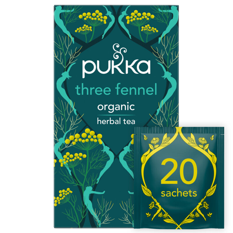 Pukka Herbs Three Fennel Organic Herbal Tea x 20 Sachets