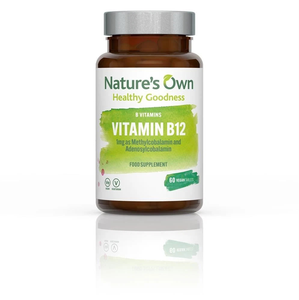 Nature's Own Vitamin B12 as Methylcobalamin & Adenosylcobalamin 60's