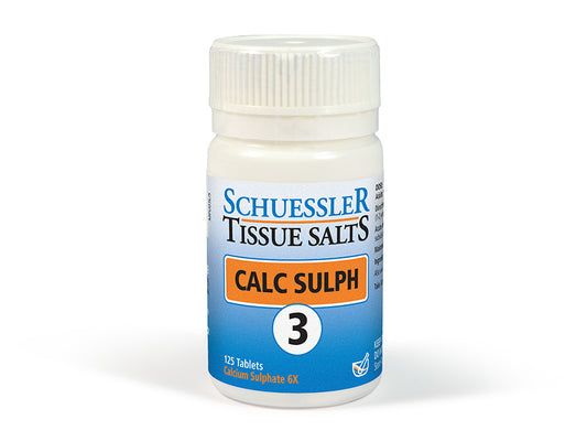 Schuessler 3 Calc Sulph 125 tablets