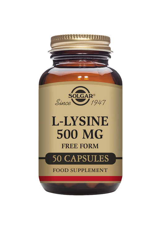 Solgar L-Lysine 500mg 50's