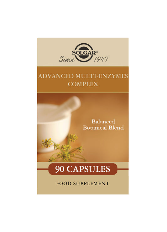 Solgar Advanced Multi-Enzymes Complex (Formerly Comfort Zone Digestive Complex) 90's