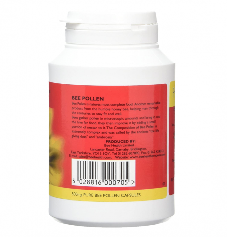 Bee Health Bee Pollen 500mg 100's