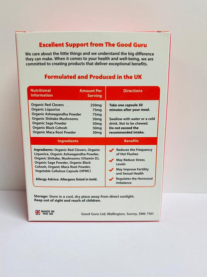 the Good guru Organic MenoKare Red Clover