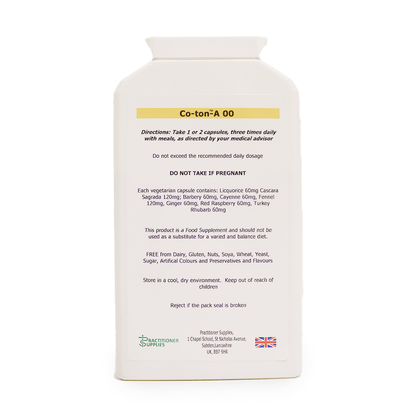 Practitioner Supplies Co-ton A 00 600mg (Gold) 100's - Approved Vitamins
