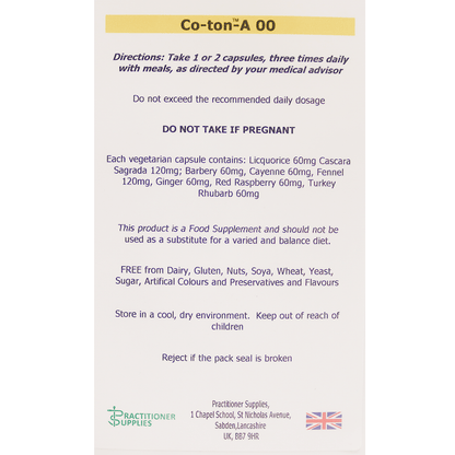 Practitioner Supplies Co-ton A 00 600mg (Gold) 100's - Approved Vitamins