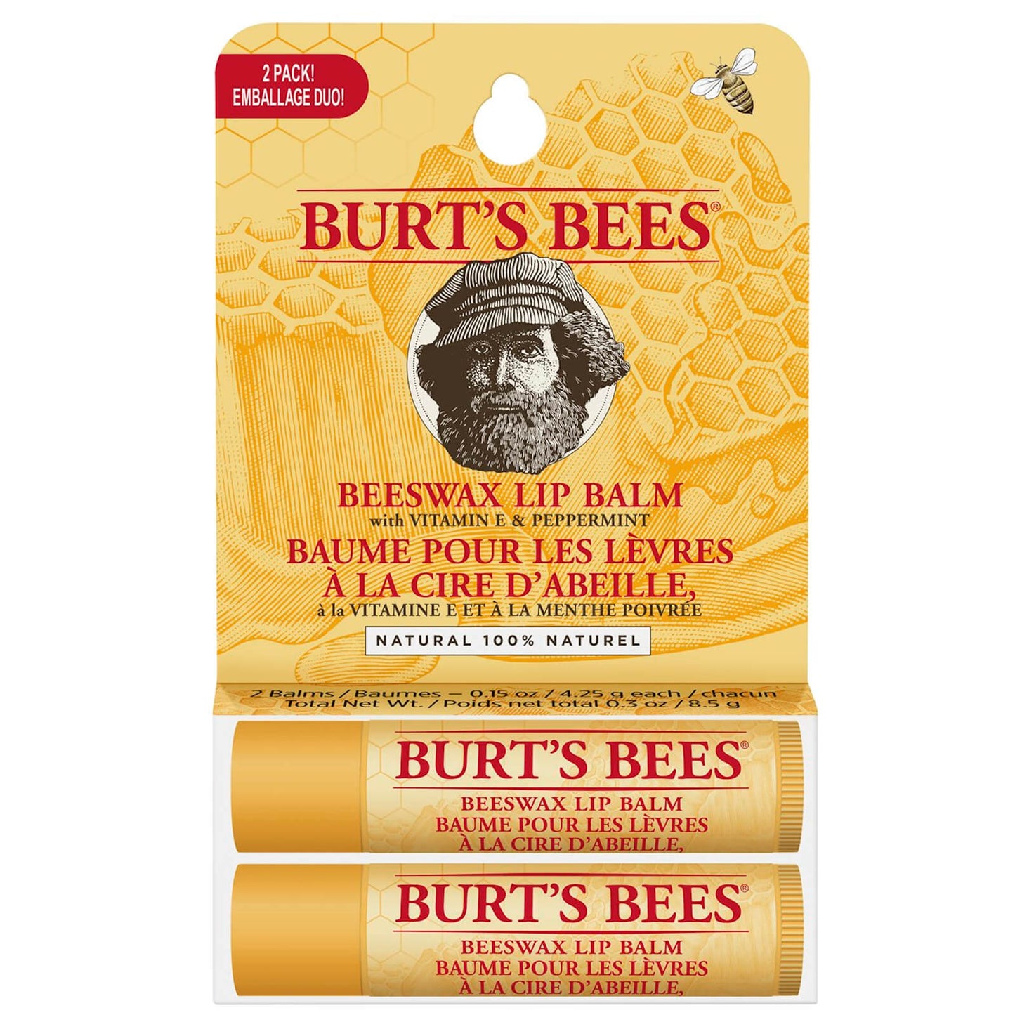 Burts Bees Beeswax Lip Balm