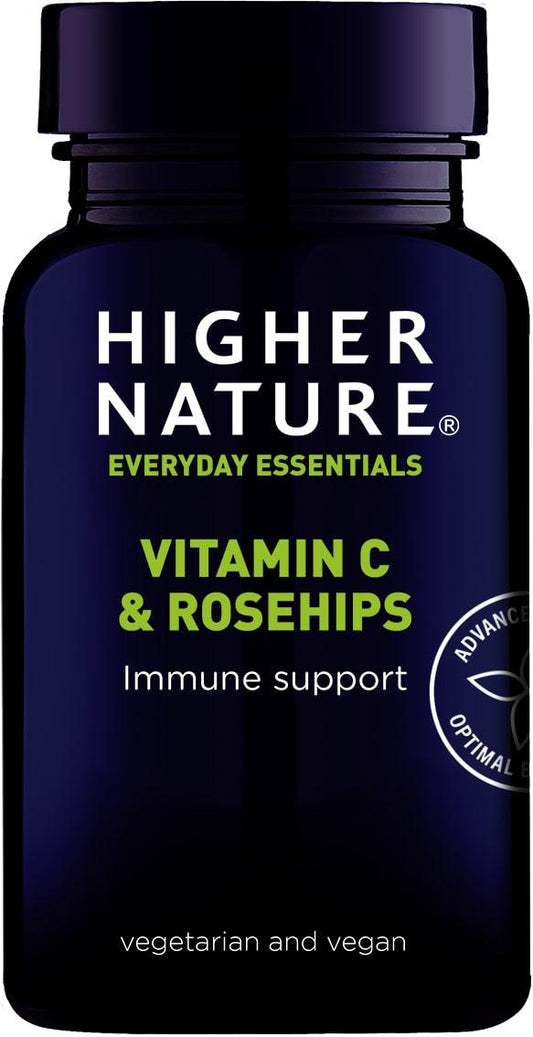 Higher Nature Vitamin C & Rosehips 90's (Formerly Rosehips) - Approved Vitamins