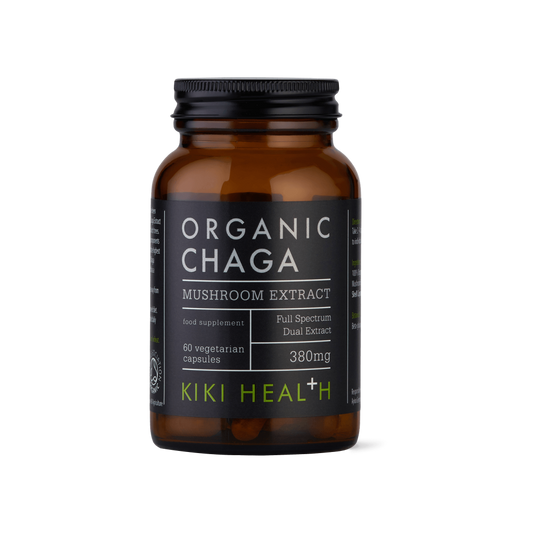 Kiki Health Organic Chaga Mushroom Extract Capsules 60's