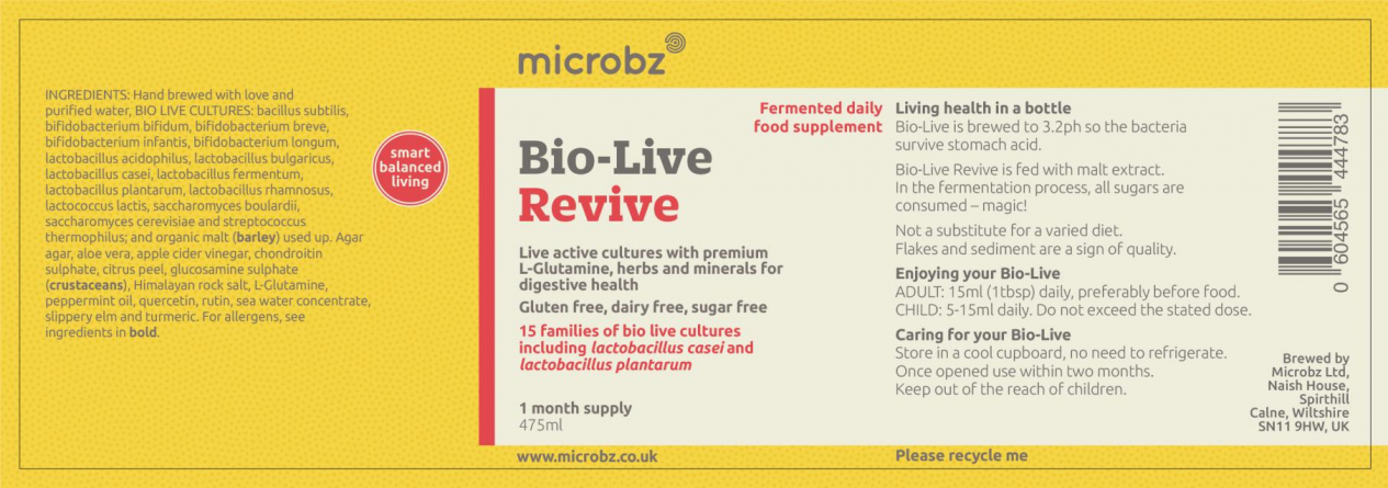 Microbz Bio-Live Revive 475ml