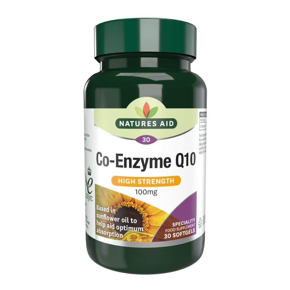 Natures Aid Co-Enzyme Q10 100mg 30's - Approved Vitamins