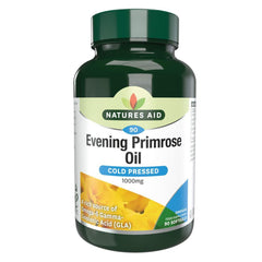 Natures Aid Evening Primrose Oil Cold Pressed 1000mg