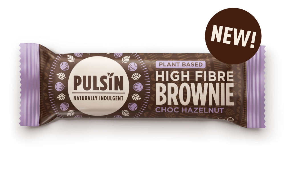 Pulsin Plant Based High Fibre Brownie Choc Hazelnut