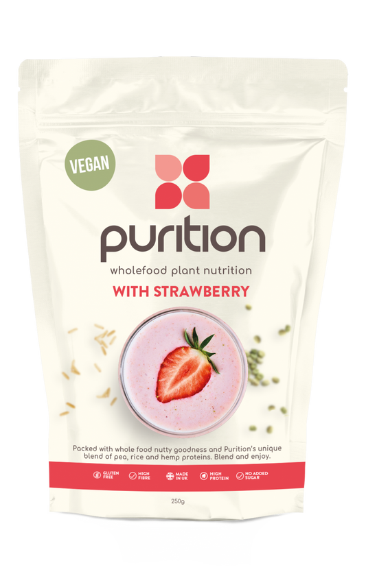 Purition VEGAN Wholefood Plant Nutrition With Strawberry