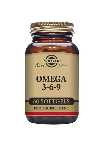 Solgar Omega 3-6-9 Fish Flax Borage Blend with EPA DHA & GLA - Softgels