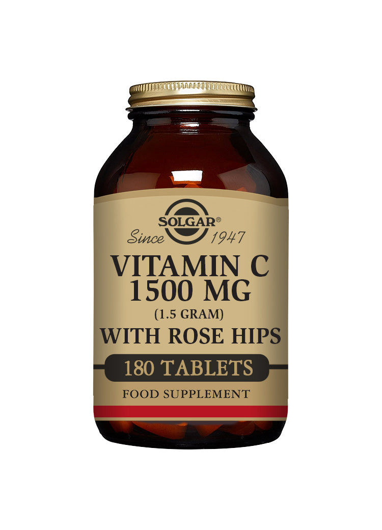 Solgar Vitamin C 1000mg with Rose Hips