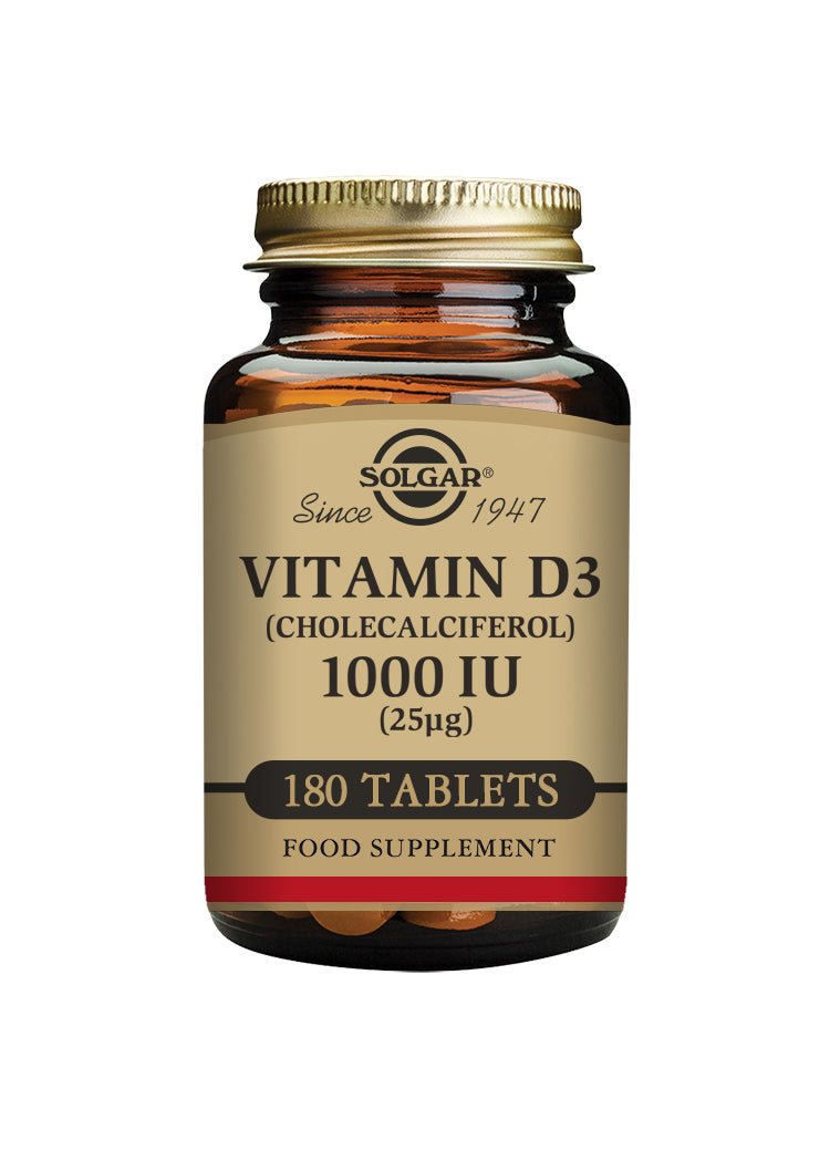 Solgar Vitamin D3 (Cholecalciferol) 1000iu (25ug)