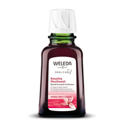 Weleda Oral Care Ratanhia Mouthwash Herbal Mint Flavour 50ml